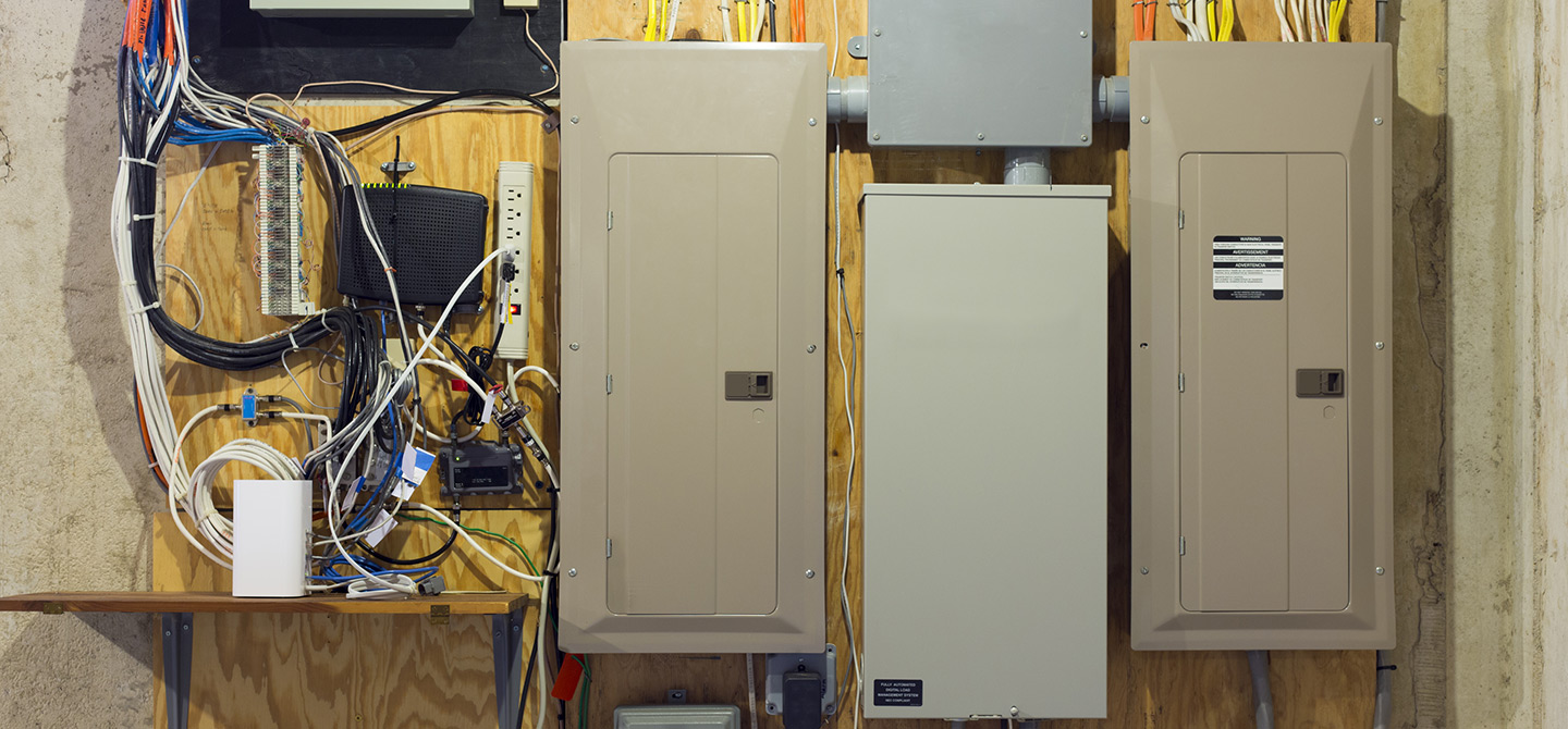 panel in basement canton ga